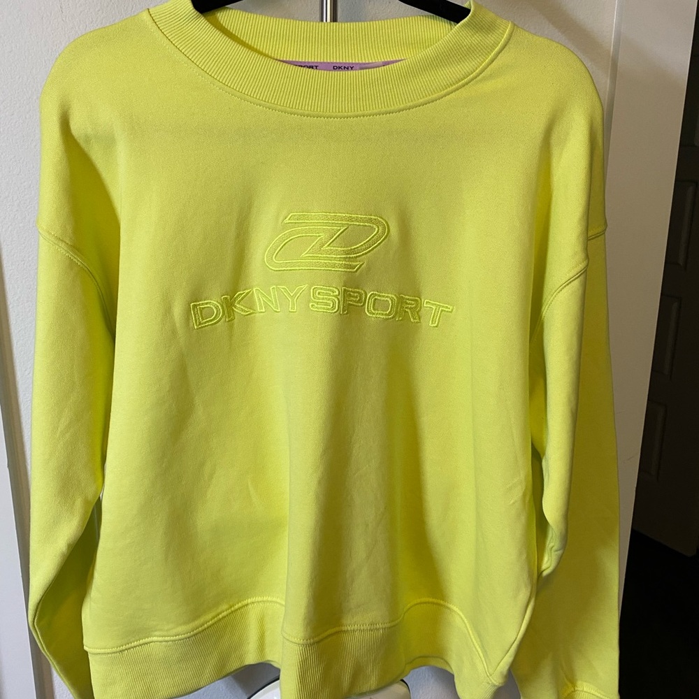 DKNY Sport Women’s Embroidered Logo Cotton Sweatshirt